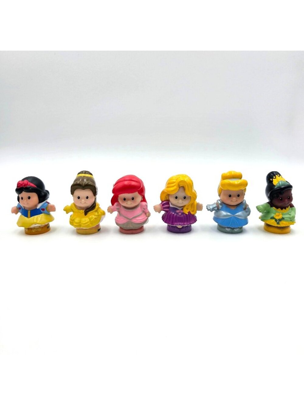 Fisher Price Little People Snow White Belle Ariel Rapunzel Cinderella Tiana Read